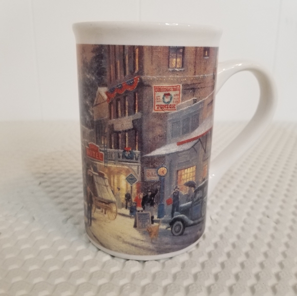 Thomas Kinkade Christmas Town Coffee Mug - Picture 3 of 8